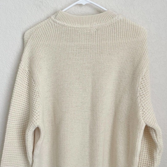 Ted Baker Mens Stitch Mix Crew Jumper Knitwear Sweater 100% Wool Size Large - Picture 9 of 11